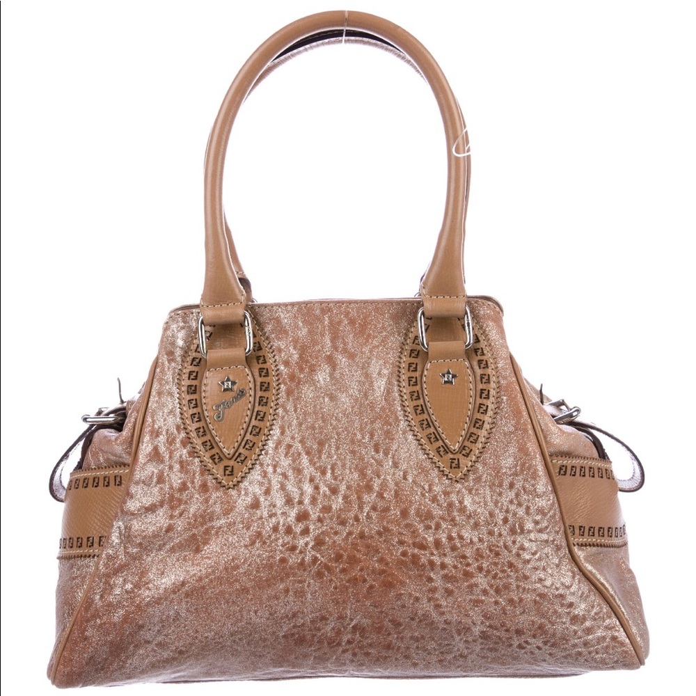FENDI Grande de Jour Bag! Metallic Brown!